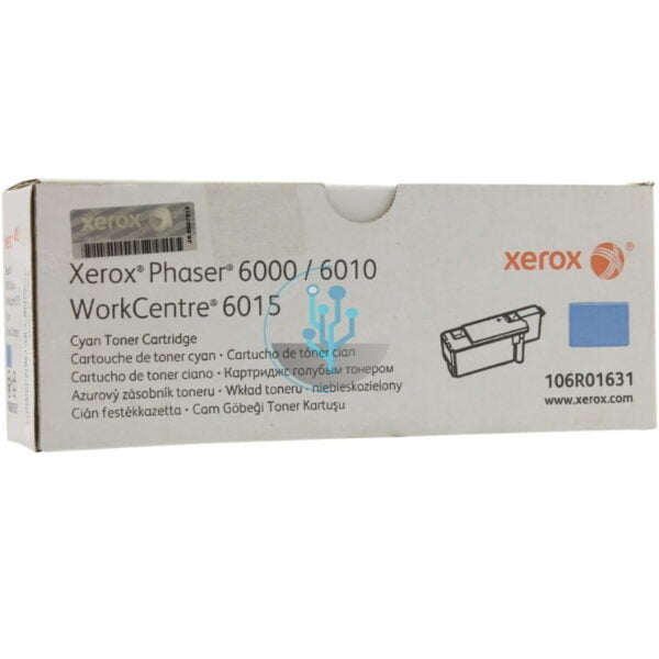 Toner Xerox 106R01631 Cyan ph 6000, 6010 1k. - Imagen 2
