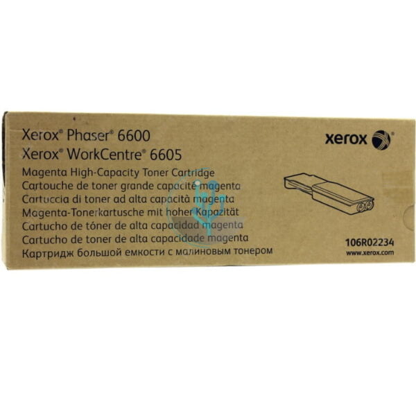 Toner Xerox 106R02234 Magenta Phaser 6600, wc 6605 6k. - Imagen 2