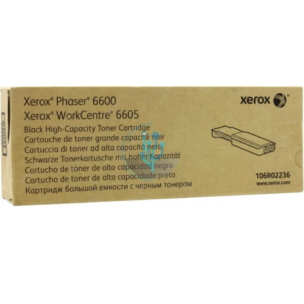Toner Xerox 106R02236 Black Phaser 6600, wc 6605 8k. - Imagen 2