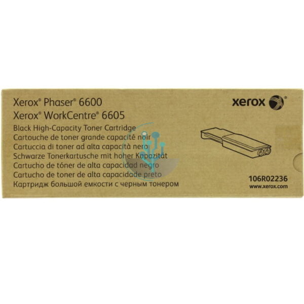 Toner Xerox 106R02236 Black Phaser 6600, wc 6605 8k.