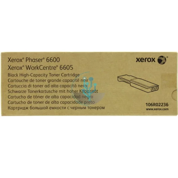 Toner Xerox 106R02236 Black Phaser 6600, wc 6605 8k.