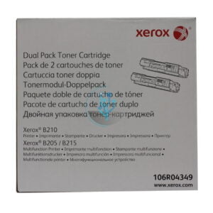 Toner Xerox 106R04349 Dual pack b210, b215, b205 6k.