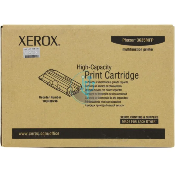 Toner Xerox 108R00796 phaser 3635 10k pág.