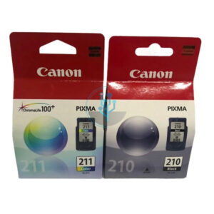 Pack tinta Canon PG-210, CL-211 Negro + Tricolor