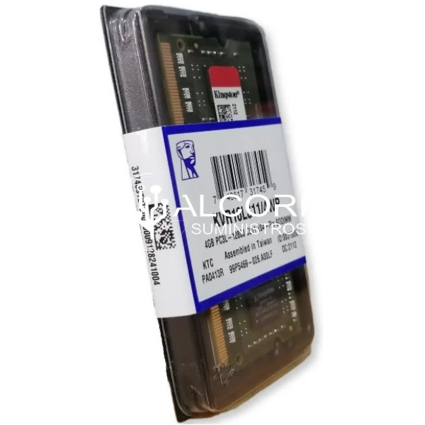 Memoria Kingston KVR16LS11/4wp, 4gb DDR3L Sodimm 1600 mhz cl-11, 1.35v - Imagen 2
