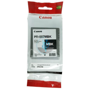 Tinta Canon PFI-007MBK Matte Black ipf670e 90ml.
