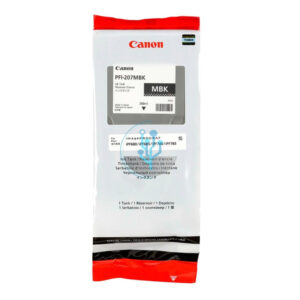 Tinta Canon PFI-207MBK Matte Black ipf780 300ml.