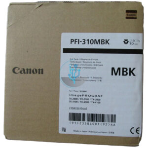 Tinta Canon PFI-310MBK Matte Black tx2000 330ml.