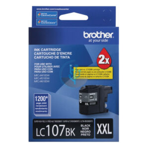 Tinta Brother LC-107BK Black mfc-j4510dw 1,2k.