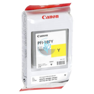 Tinta Canon PFI-107Y Yellow ipf670, ipf770 130ml.