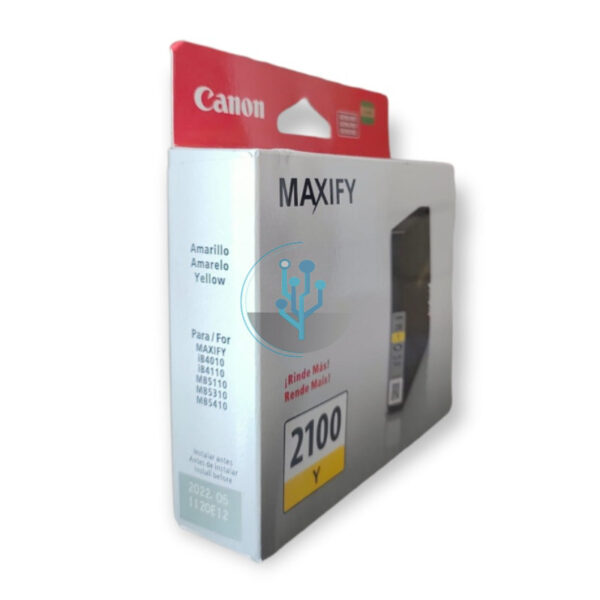 Tinta Canon PGI-2100 Yellow mb5310, ib4010 9.6ml - Imagen 2