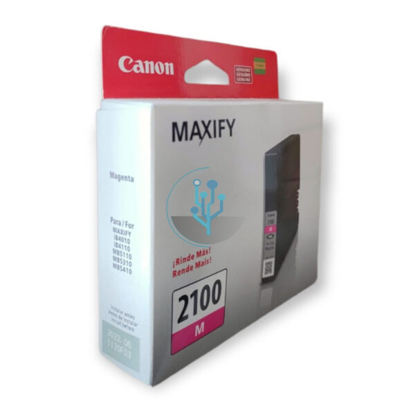 Tinta Canon PGI-2100 Magenta mb5310, ib4010 9.6ml - Imagen 2