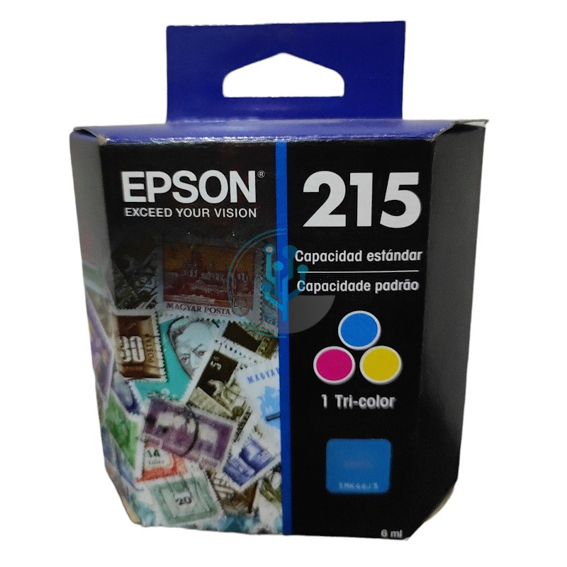 Tinta Epson T215520 Tinta Epson T215520-AL Tricolor wf-100 6ml. Tinta Epson T215520-AL Tricolor wf-100 6ml.