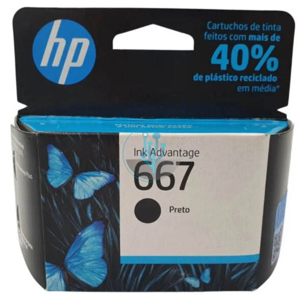 Tinta HP 3YM79AL (667) Black dj 2775, 4175 2ml.