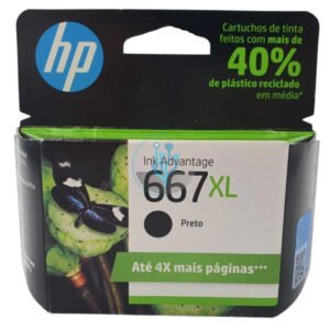 Tinta HP 3YM81AL (667xl) Black dj 2775, 4175 8.5ml.