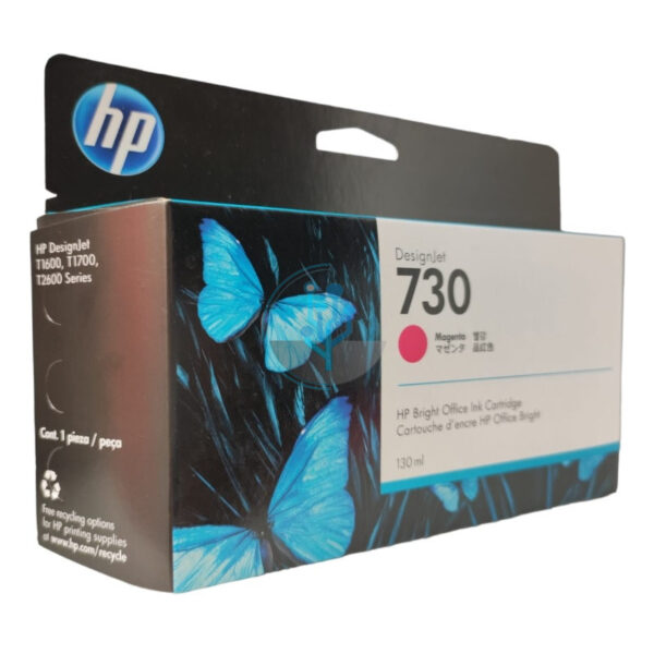 Tinta HP P2V63A (730) 130ml. Magenta - Imagen 3