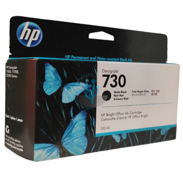 Tinta HP P2V65A (730) Matte Black t2600 130ml. - Imagen 3