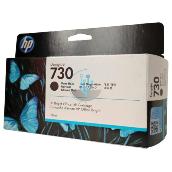 Tinta HP P2V65A (730) Matte Black t2600 130ml. - Imagen 2