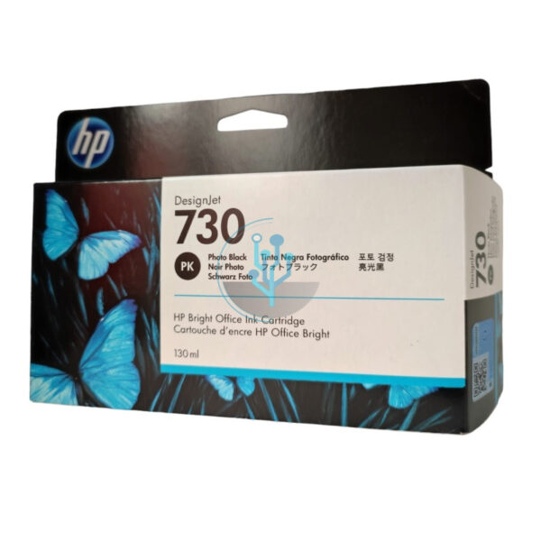 Tinta HP P2V67A (730) Photo Black t2600 130ml. - Imagen 2