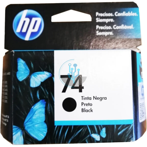 Tinta HP CB335WL (74) Negro 200pag.