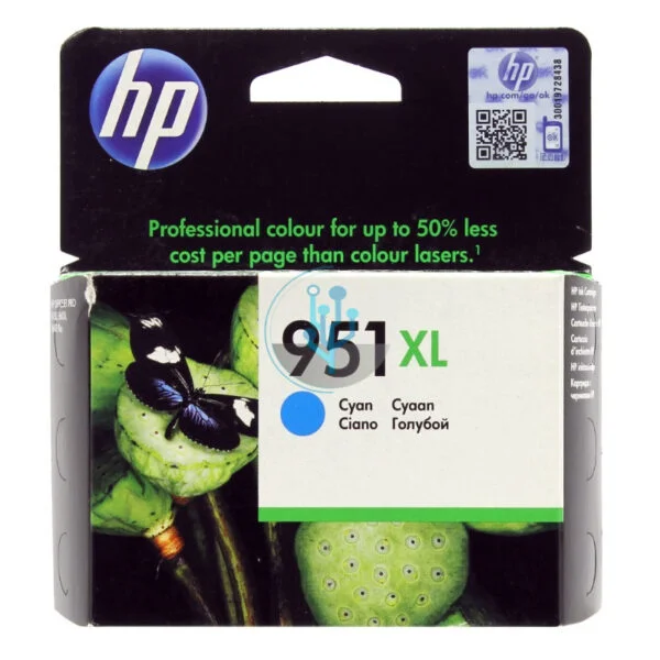 Tinta HP CN046AL (951xl) Cyan 1,5k.