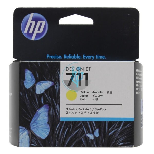 Tinta HP CZ136A (711) Yellow 3pack 29ml.