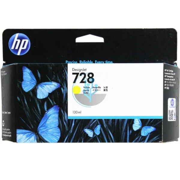 Tinta HP F9J65A (728) Yellow 130ml