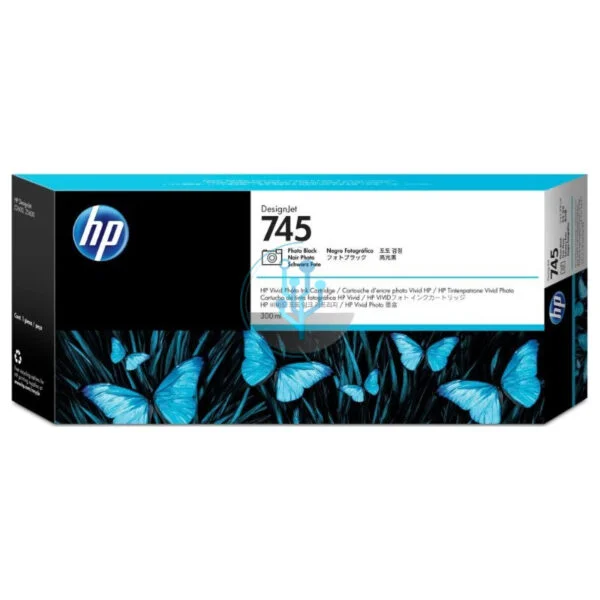 Tinta HP F9K04A (745) Photo Black 300ml.