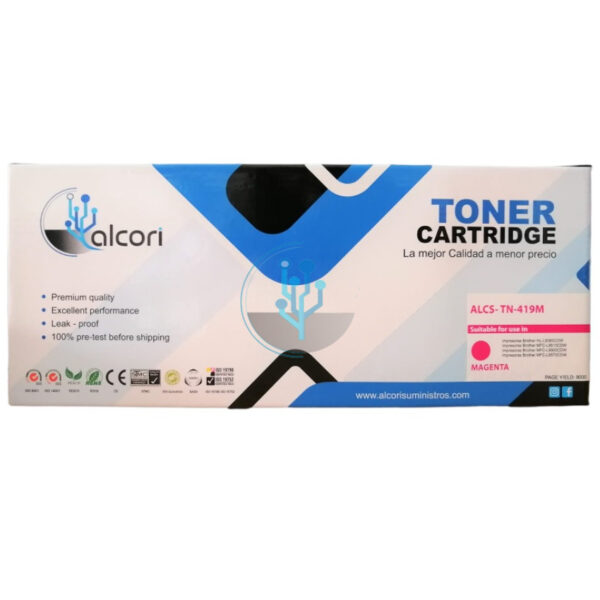 Toner Brother Compatible TN-419M Magenta 9k.