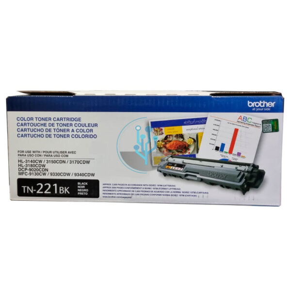 Toner Brother TN-221BK Black hl-3150cdn, hl-3170 2,5k