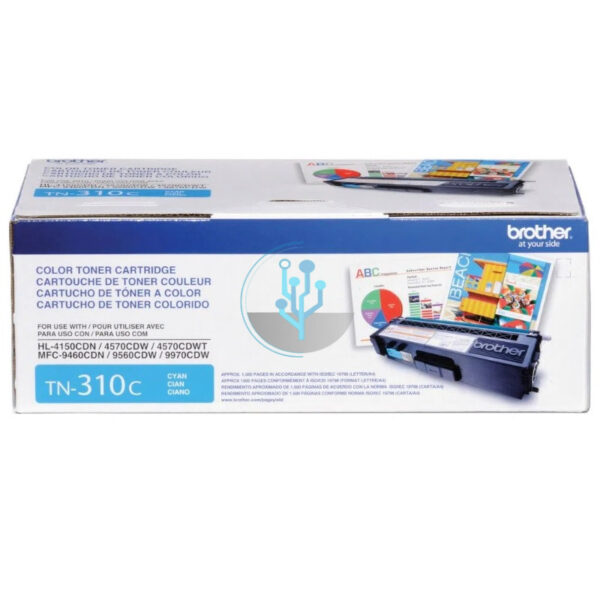 Toner Brother TN-310C Cyan hl-4570, mfc-9970cdw 1,5k