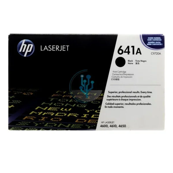 Toner HP C9720A (641a) l.j. 4600 Negro 9k.