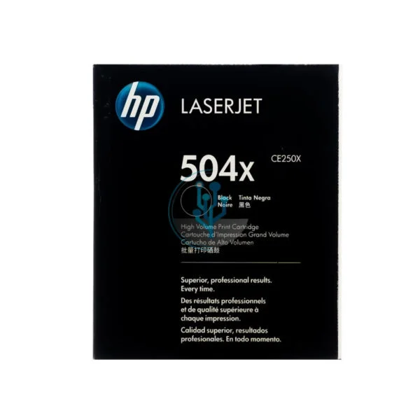 Toner HP CE250X (504x) l.j. cp3525 Negro 10,5k. - Imagen 2