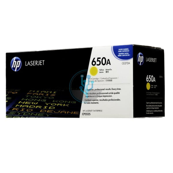 Toner HP CE272A (650a) l.j. cp5525 Yellow 15k. - Imagen 2