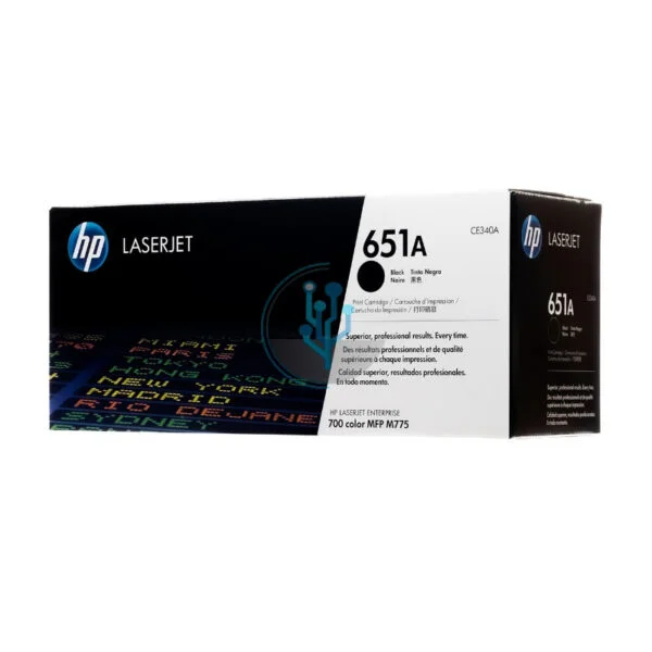 Toner HP CE340A (651a) l.j. ent 700 Negro 13.5k. - Imagen 2