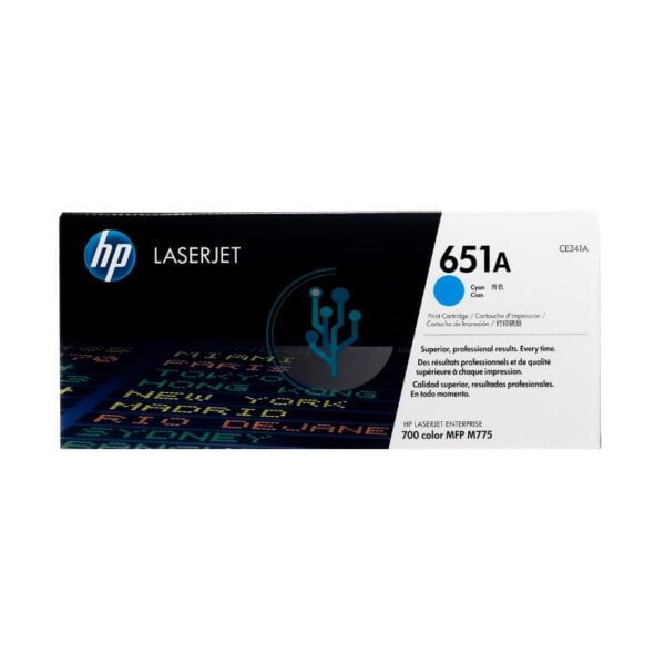 Toner HP CE341A (651a) l.j. ent 700 Cyan 16k.