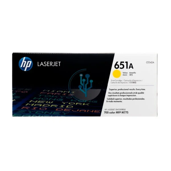 Toner HP CE342A (651a) l.j. ent 700 Yellow 16k.
