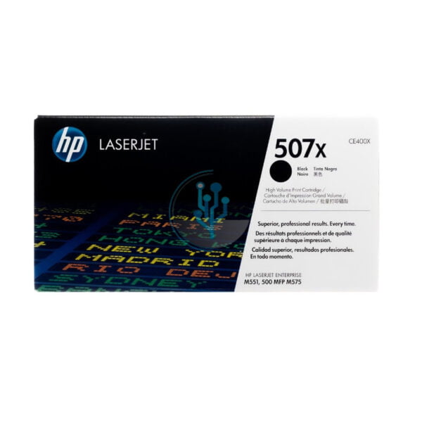 Toner HP CE400X (507x) l.j. m551 Negro 11k.