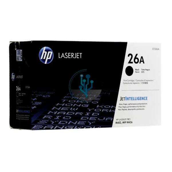 Toner HP CF226A (26a) l.j.p m402 Negro 3,1k. - Imagen 2
