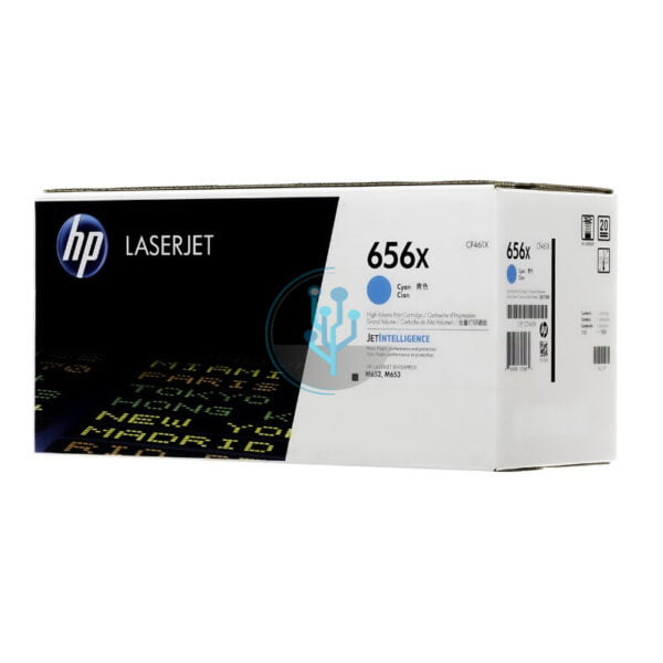 Toner HP CF461X (656x) Cyan ent m652 22k.