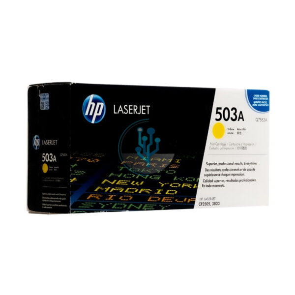 Toner HP Q7582A (503a) l.j. 3800 Yellow 6k. - Imagen 2