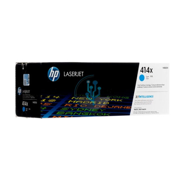 Toner HP W2021X (414x) l.j. m454 Cyan 6k - Imagen 2