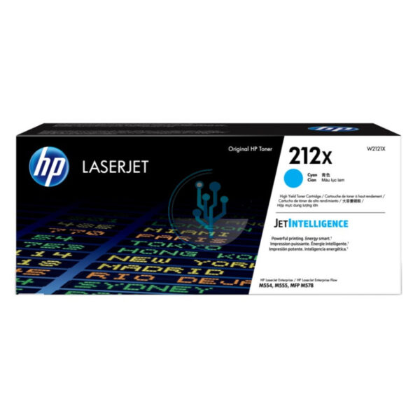 Toner HP W2121X (212x) l.j. m555 Cyan 10k.